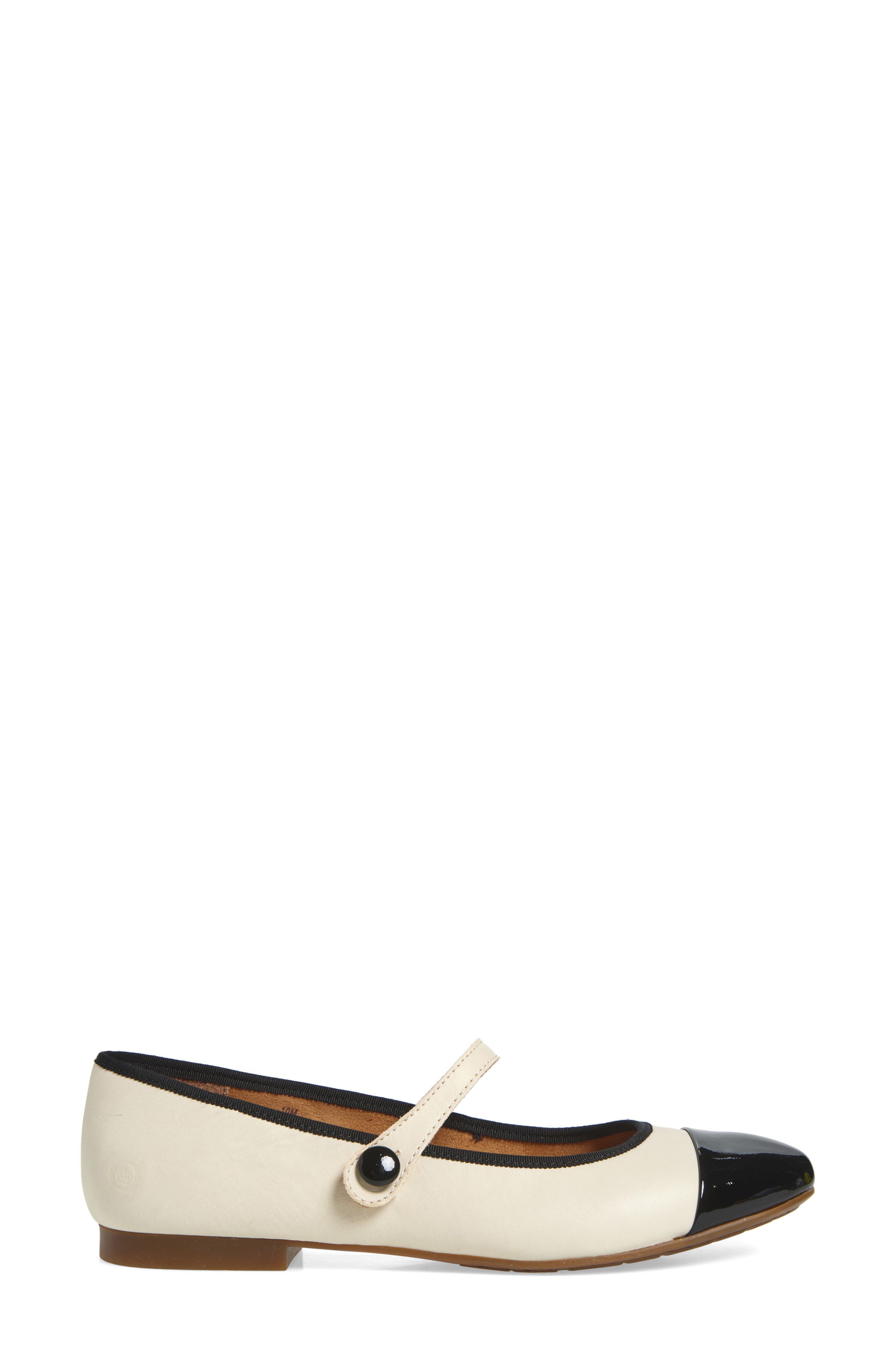 Panda Cap Toe Mary Jane, Alternate, color, CREAM