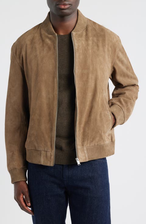 Muller Suede Bomber Jacket