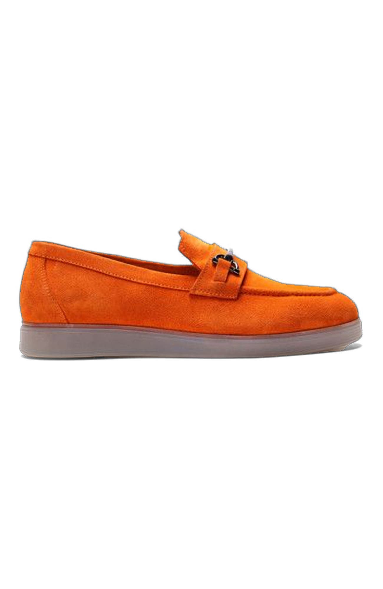 Funkadelic Bit Loafer, Alternate, color, Orange Suede