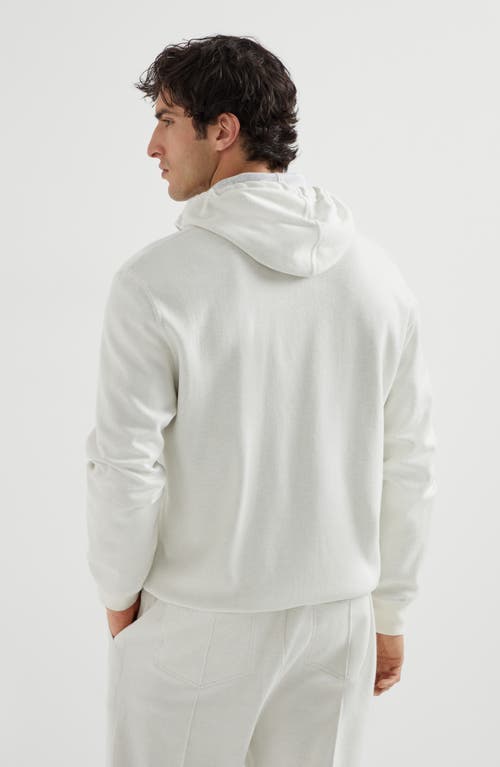 Brunello Cucinelli Cashmere-terry Cotton Zip-up Hoodie