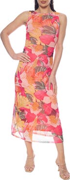 bebe Sleeveless Mesh Dress