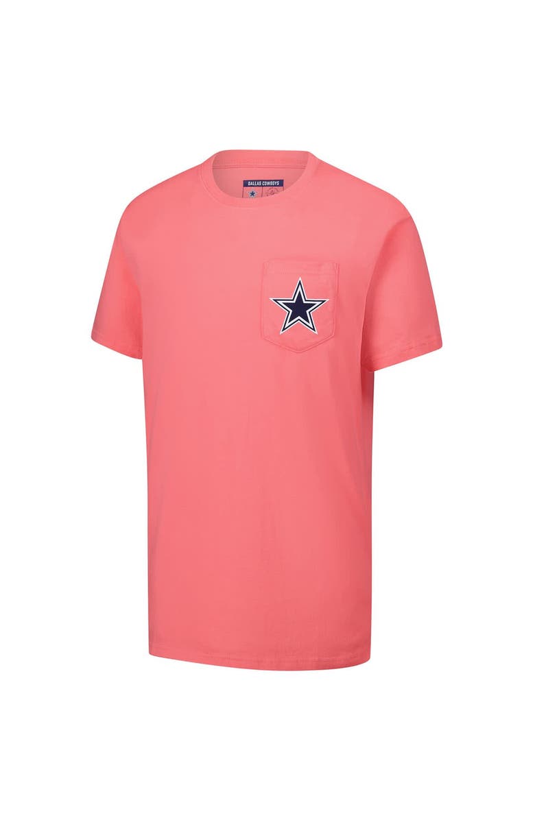 LAUREN JAMES Women's Lauren James Coral Dallas Cowboys Folksy Americana T-Shirt, Alternate, color, Coral