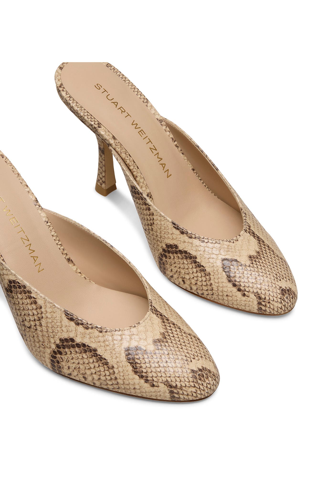 Stuart Weitzman Madison Mule 85, Alternate, color, Adobe