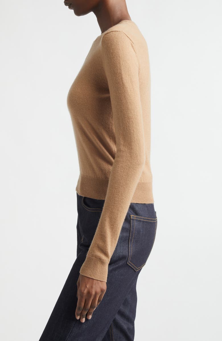 Saint Laurent Cashmere Sweater, Alternate, color, Camel