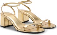 MANGO Tica Ankle Strap Sandal
