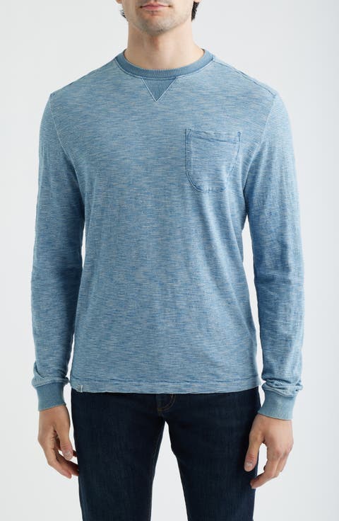 Spurlin Feeder Stripe Long Sleeve Pocket T-Shirt