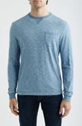 johnnie-O Spurlin Feeder Stripe Long Sleeve Pocket T-Shirt