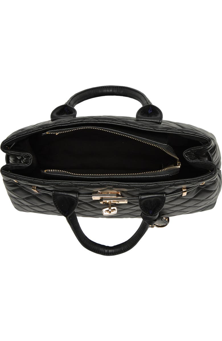 Badgley Mischka Collection Large Diamond Quilted Tote Bag, Alternate, color,