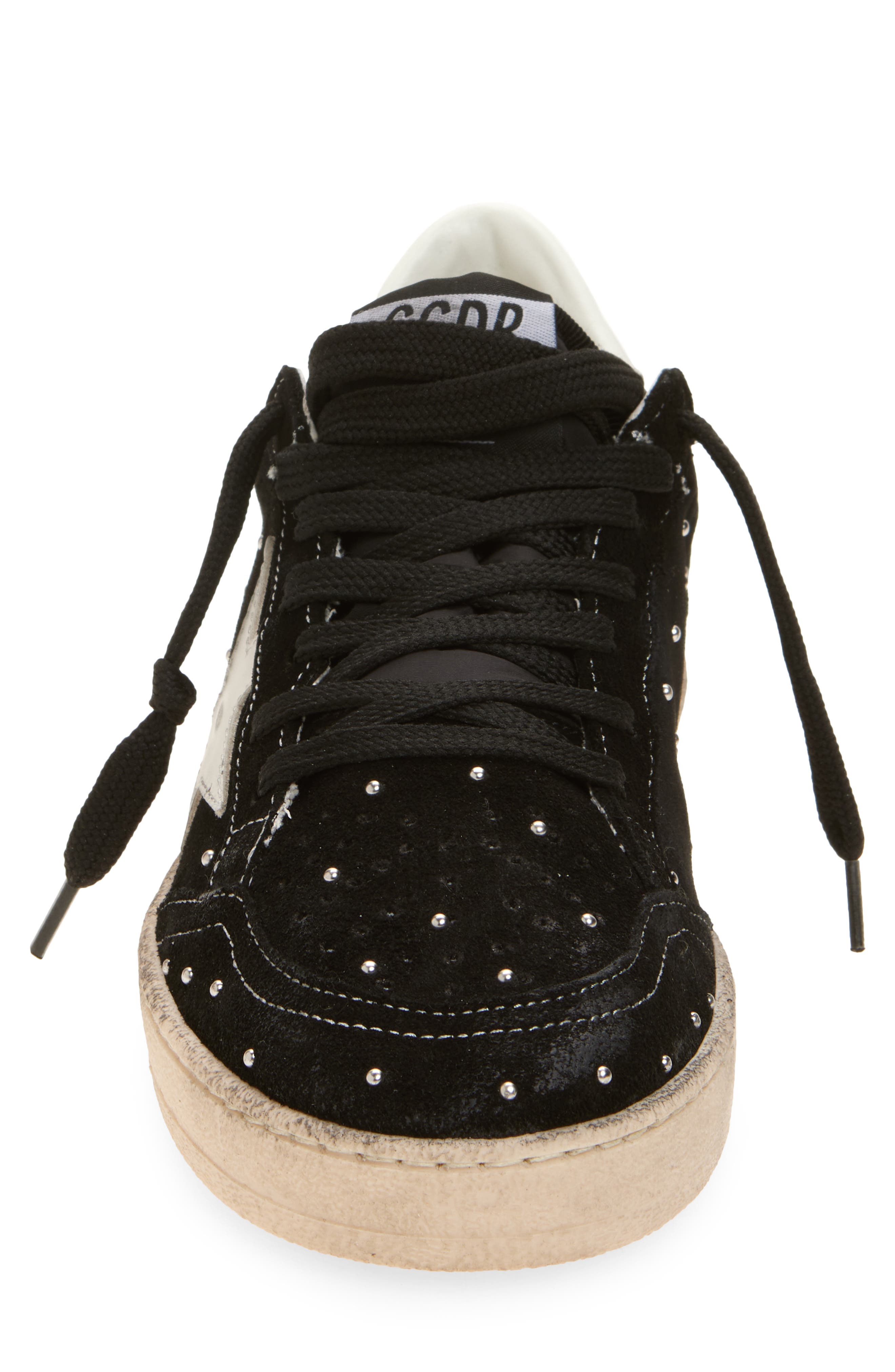 Golden Goose Ball Star Low Top Sneaker, Alternate, color, Black/ Milk