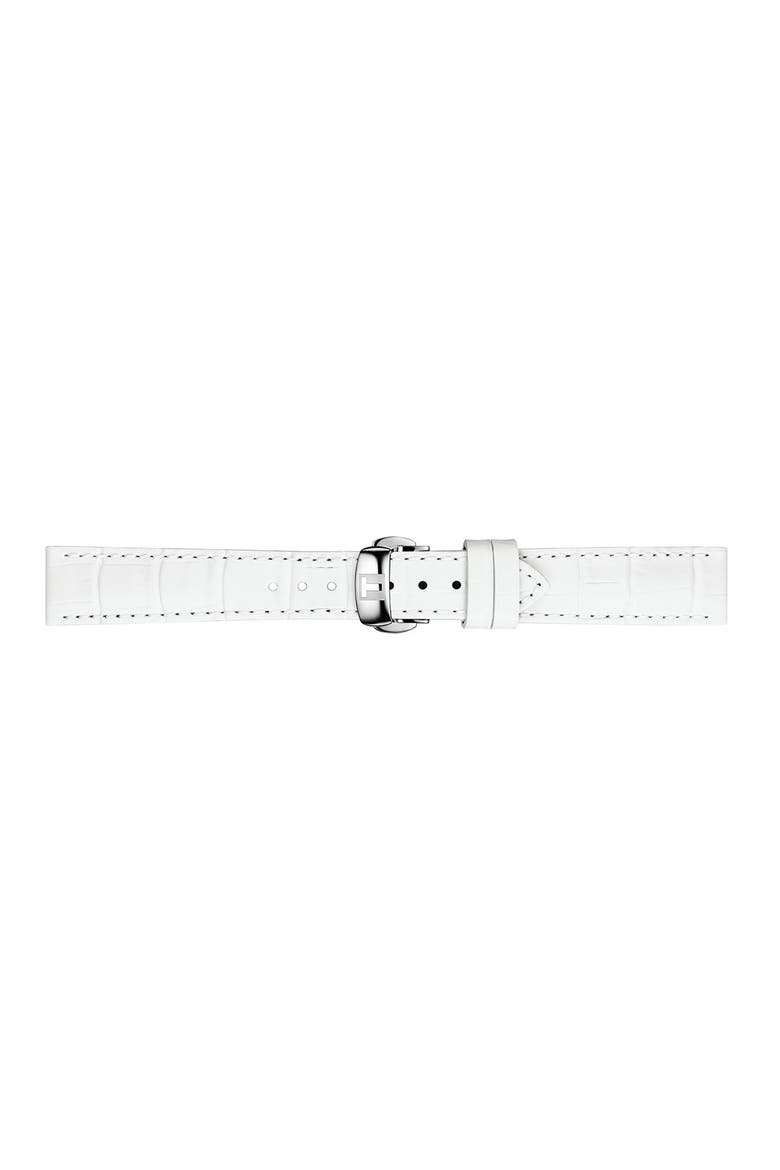 Ballade Powermatic 80 COSC Croc Embossed Leather Strap Watch, 32mm, Alternate, color, 000