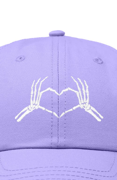 DALIX DALIX SKELETON HEART EMBROIDERED DAD HAT