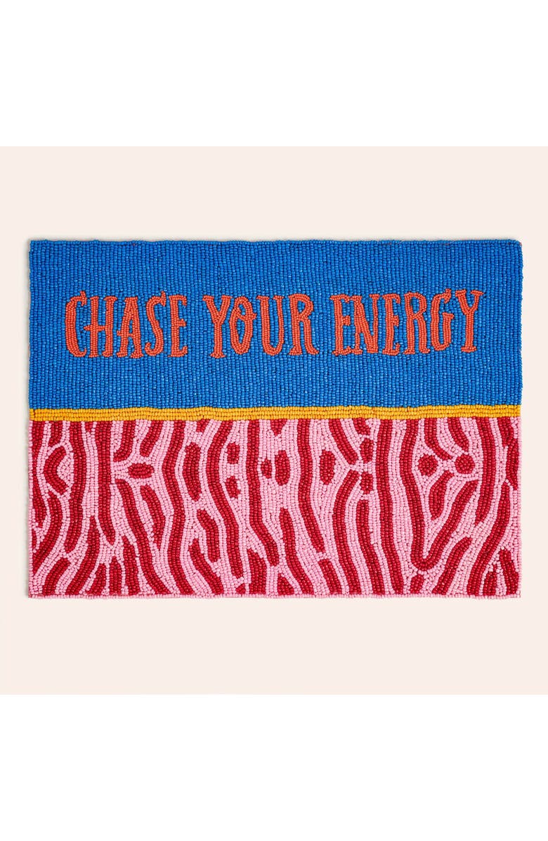 Zsa Zsa Zsu Dadri Beadded Placemat Energy 12X16 In, Main, color, Blue