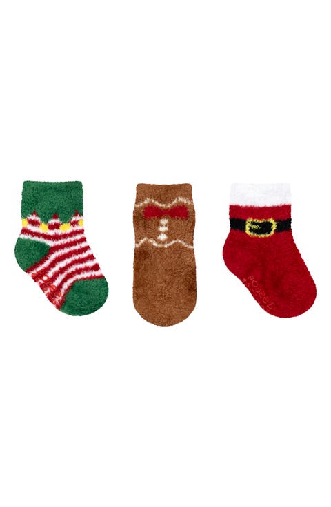 Kids' Christmas Cozies 3-Pack Socks