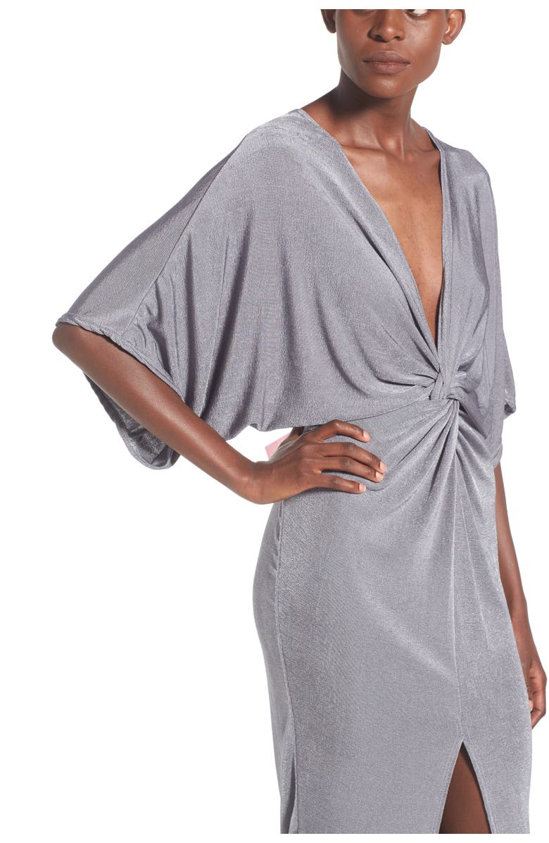 Missguided Kimono Midi Dress, Alternate, color,