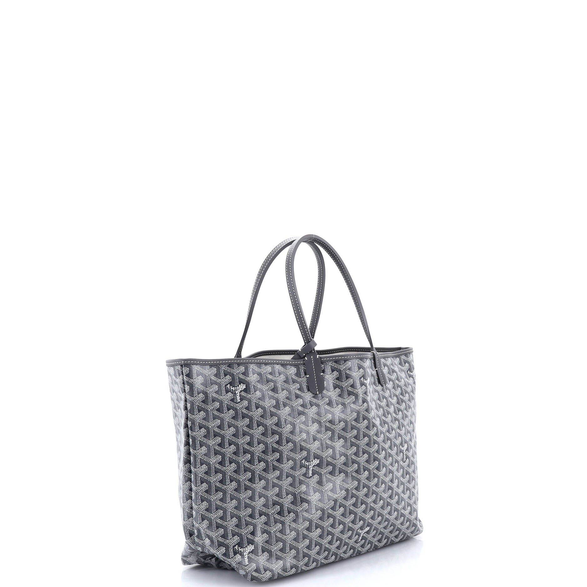 Pre-Owned Goyard Saint Louis Tote Coated Canvas PM, Alternate, color, Gray