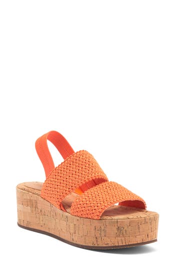 NORDSTROM RACK NORDSTROM RACK CASSIE PLATFORM WEDGE SLINGBACK SANDAL 