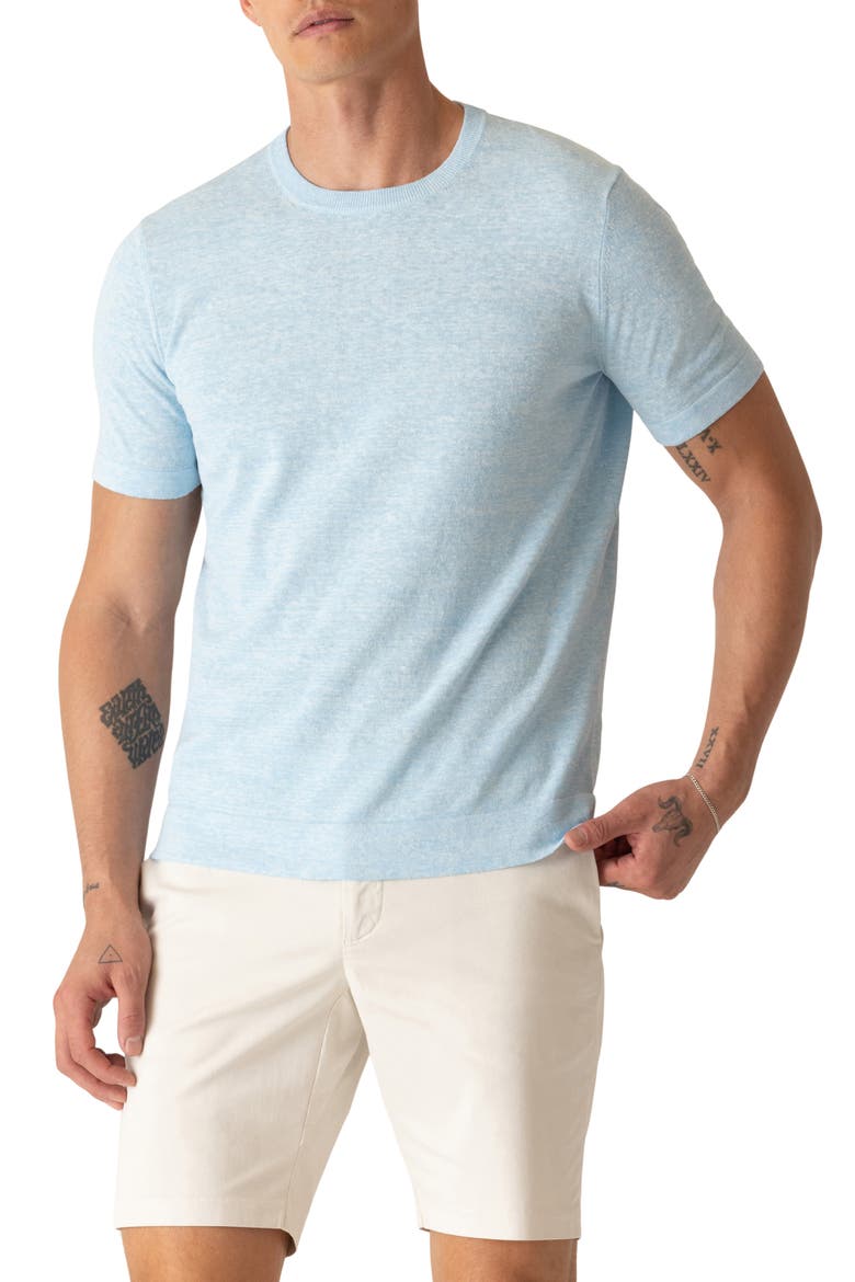 Modern Knit T-Shirt, Main, color, ICE WATER