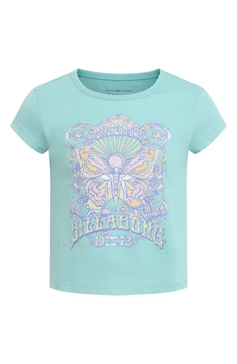 Kids' Butterfly Dream Cotton Graphic T-Shirt (Big Kid)