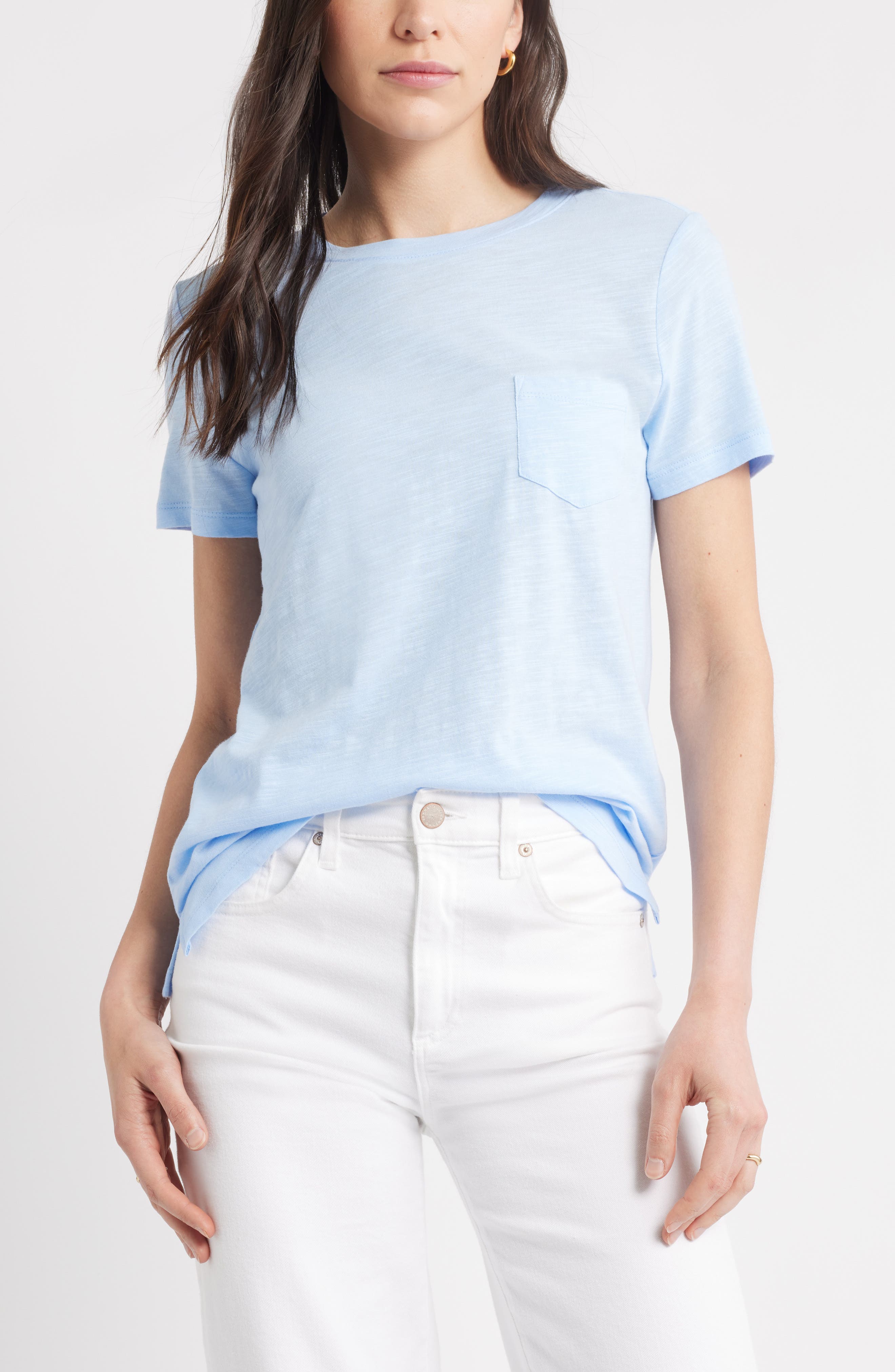 Caslon® Cotton & Modal T-Shirt