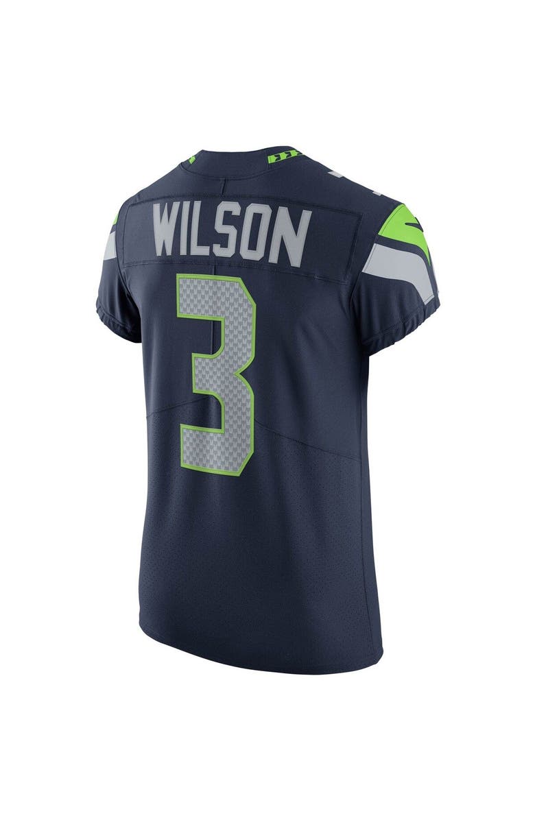 Nike Men's Nike Russell Wilson College Navy Seattle Seahawks Vapor Elite Player Jersey, Alternate, color, 