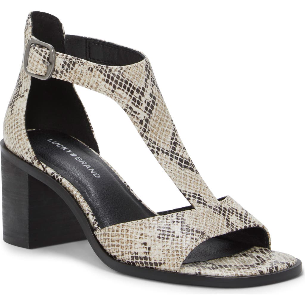 Lucky Brand Sabeni Sandal In Animal Print
