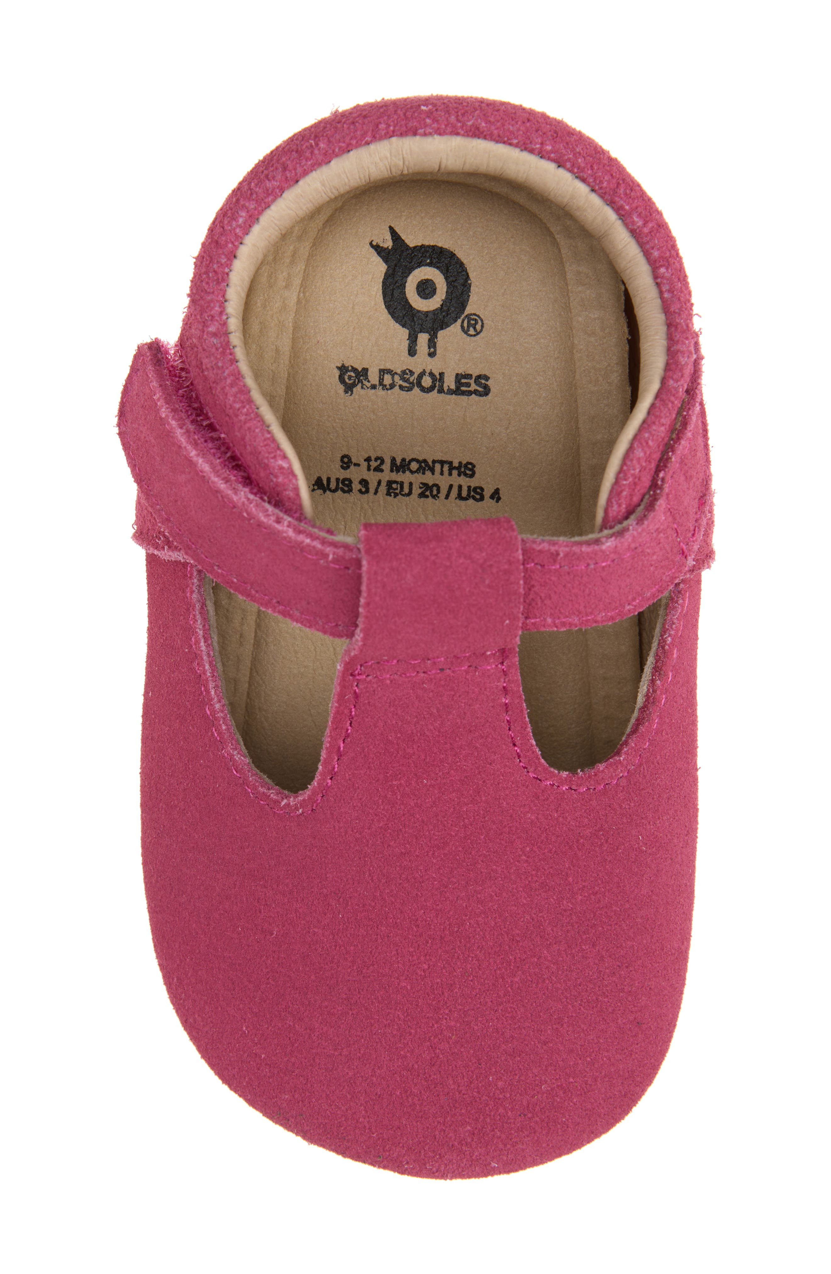 Kids' Softly Bub Mary Jane, Alternate, color, DARK PINK SUEDE