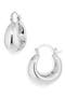 Puffy Huggie Hoop Earrings