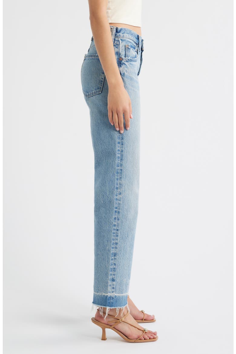 Princeton Release Hem Straight Leg Jeans, Alternate, color, LIGHT BLUE