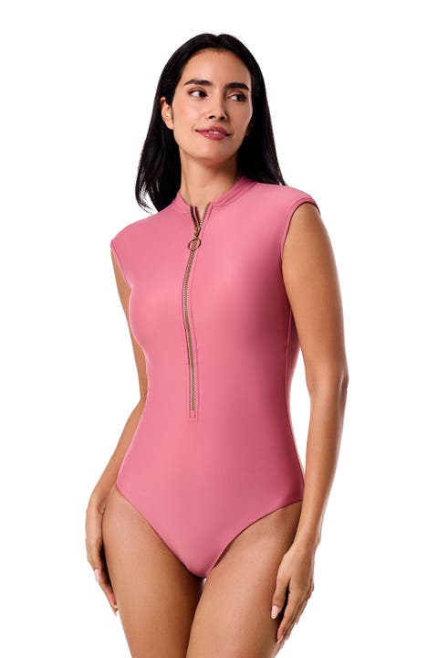 Sweetwater Cap Sleeve Swimsuit, UPF 50+ Sun Protection