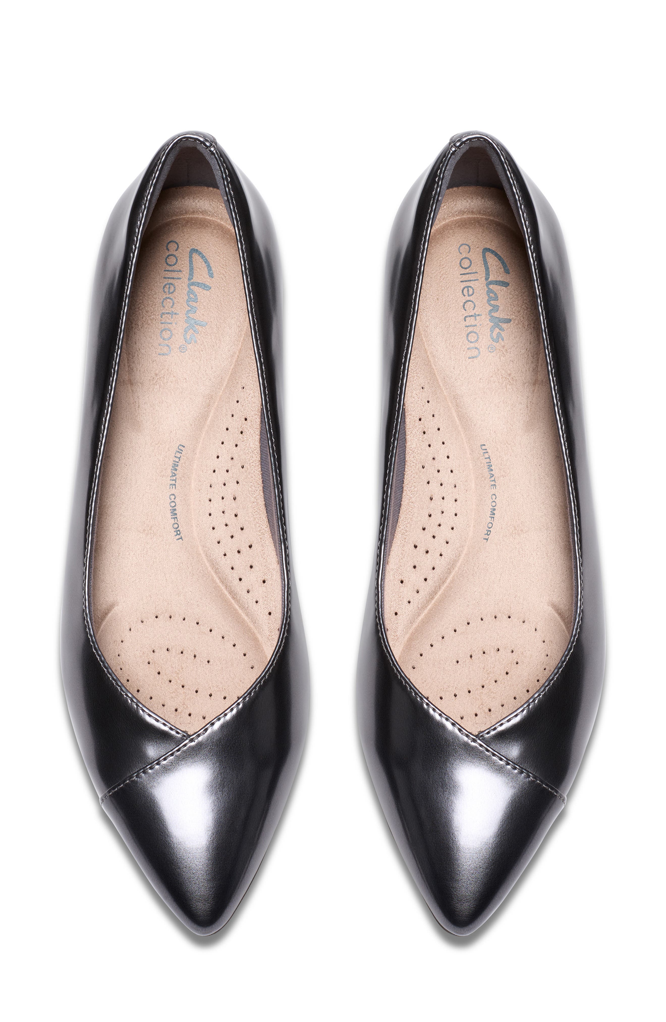 Natalyn Wish Pointed Toe Flat, Alternate, color, DARK PEWTER METALLIC