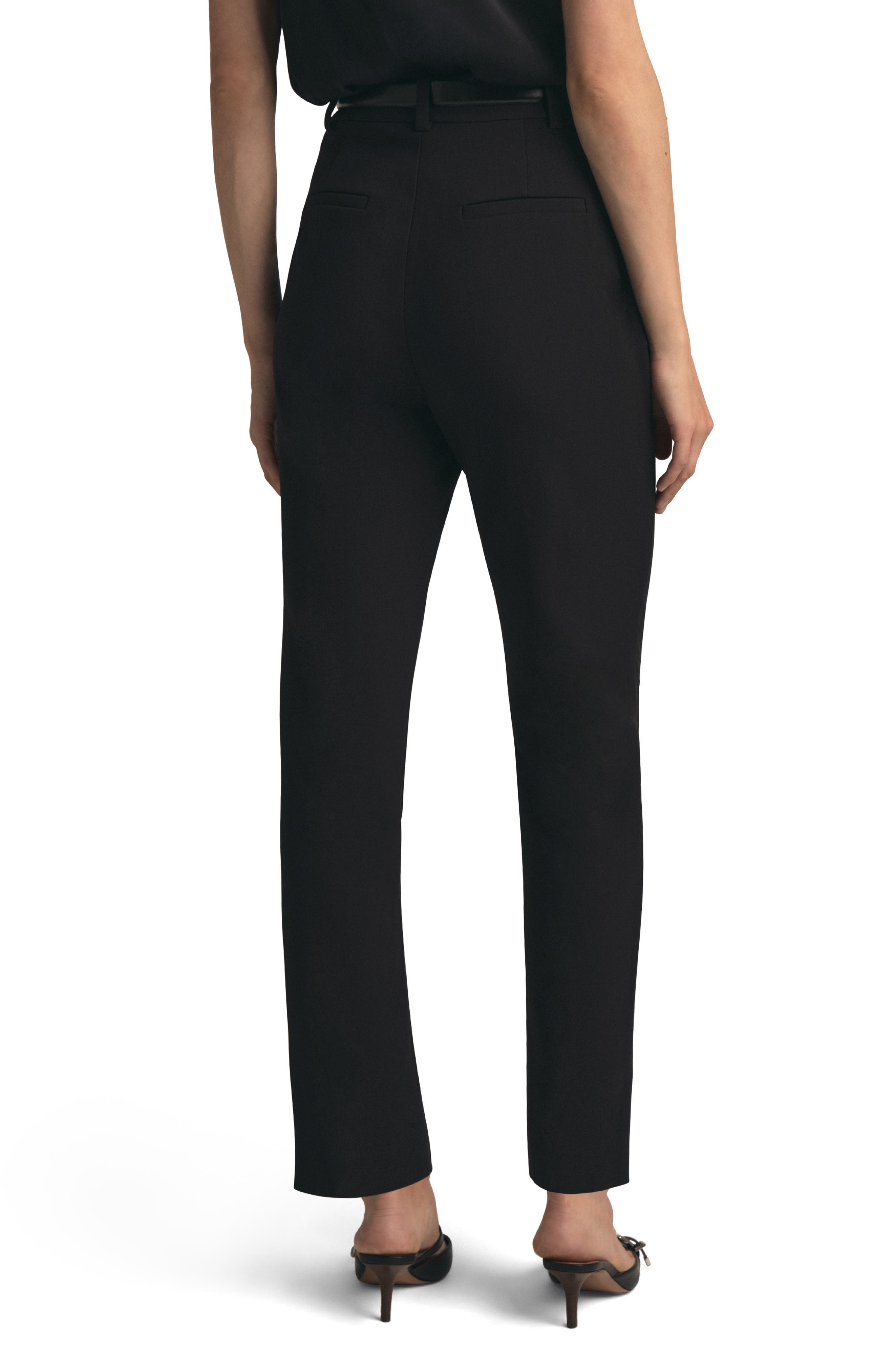ankle length cigarette trousers The Favorite High Waist Ankle Cigarette Pants (Women)