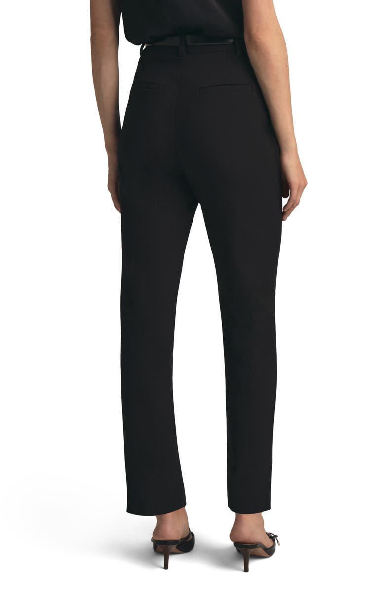 Favorite Daughter The Favorite High Waist Ankle Cigarette Pants, Alternate, color, Black