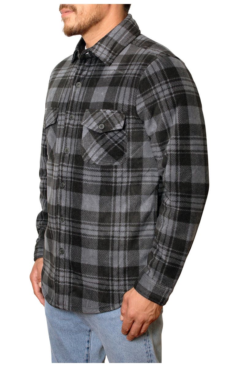 FREEDOM FOUNDRY Fleece Plaid Regular Fit Shirt Jacket, Alternate, color,