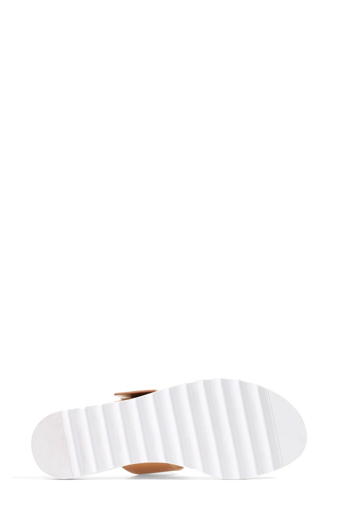 'attitude' slide sandal, Alternate, color, NATURAL