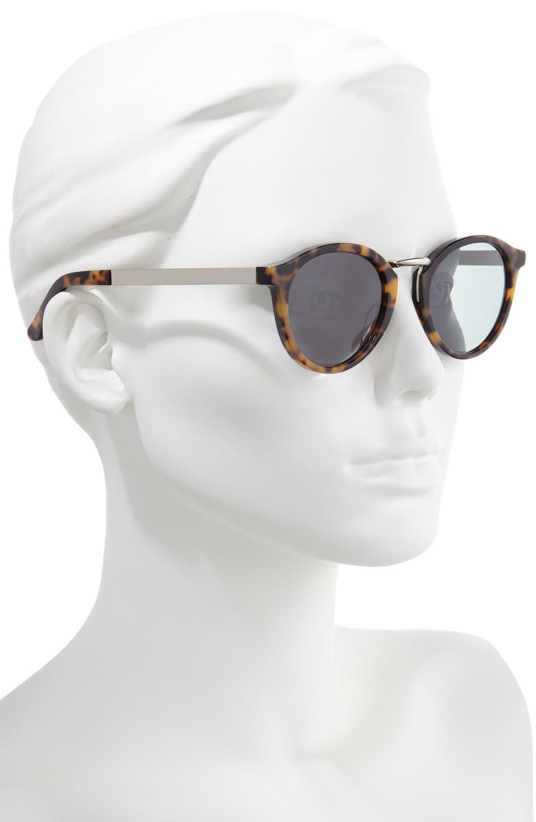 Madewell Indio 48mm Round Sunglasses, Alternate, color, 