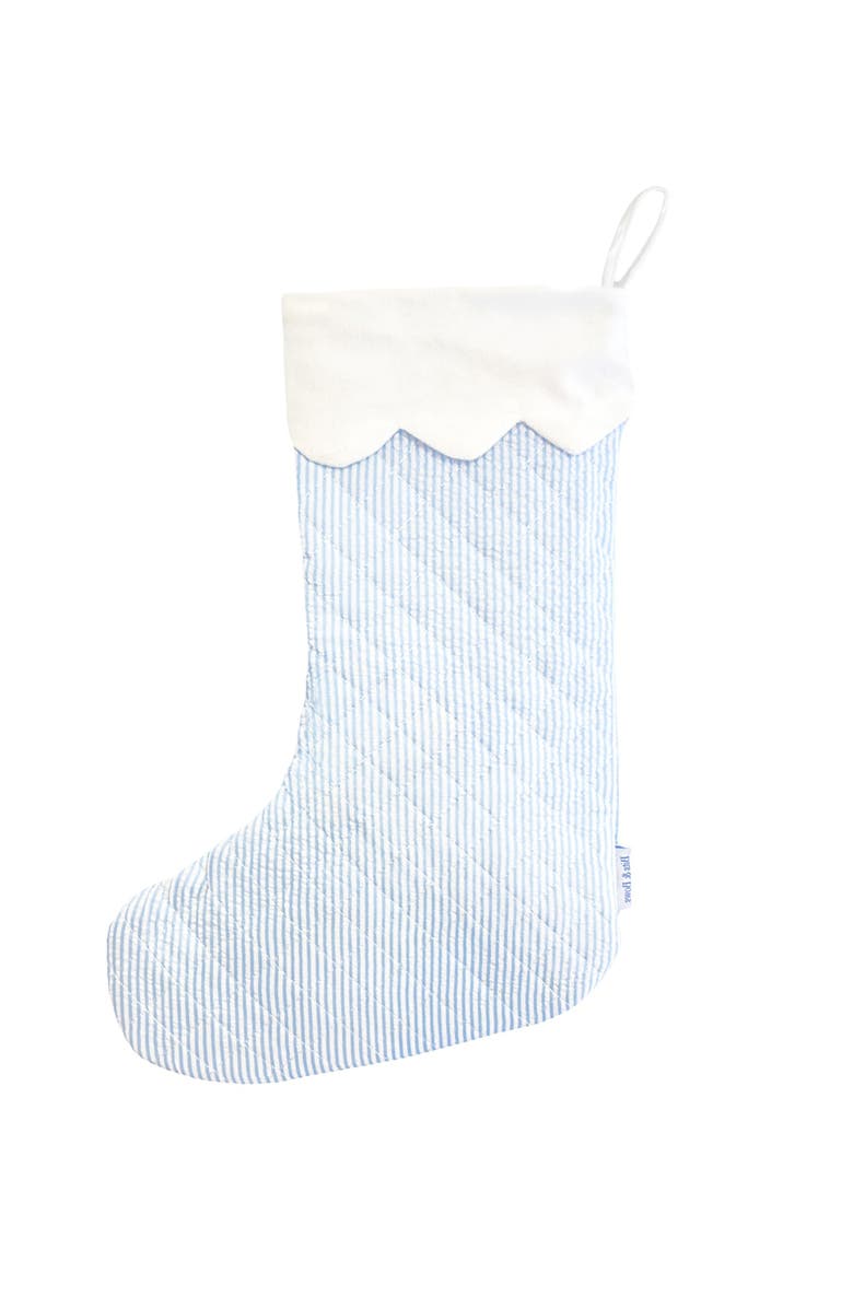 Bits & Bows Baby's 1st Christmas Stocking, Alternate, color, Blue