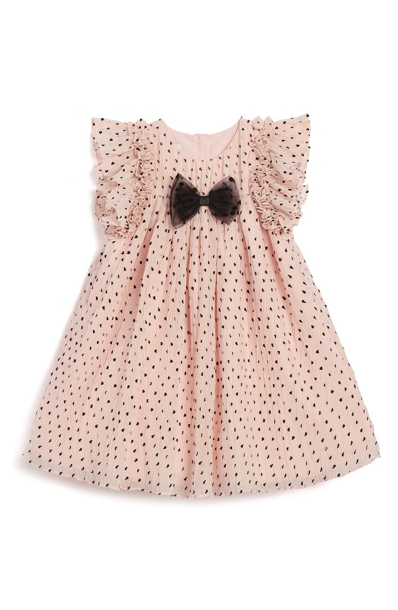 Pippa & Julie Kids' Heart Float Dress, Main, color, Pink