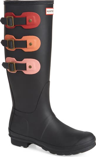ロングブーツ HUNTER WOMEN Original Buckle Tall Rain Boots Sheep WFT2290RM Hunter Triple Buckle Tall Rain Boot (Women) | Nordstromrack