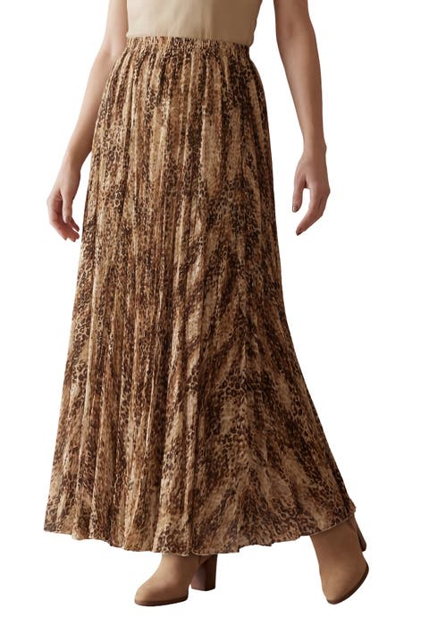 Flowing Crinkled Maxi Skirt