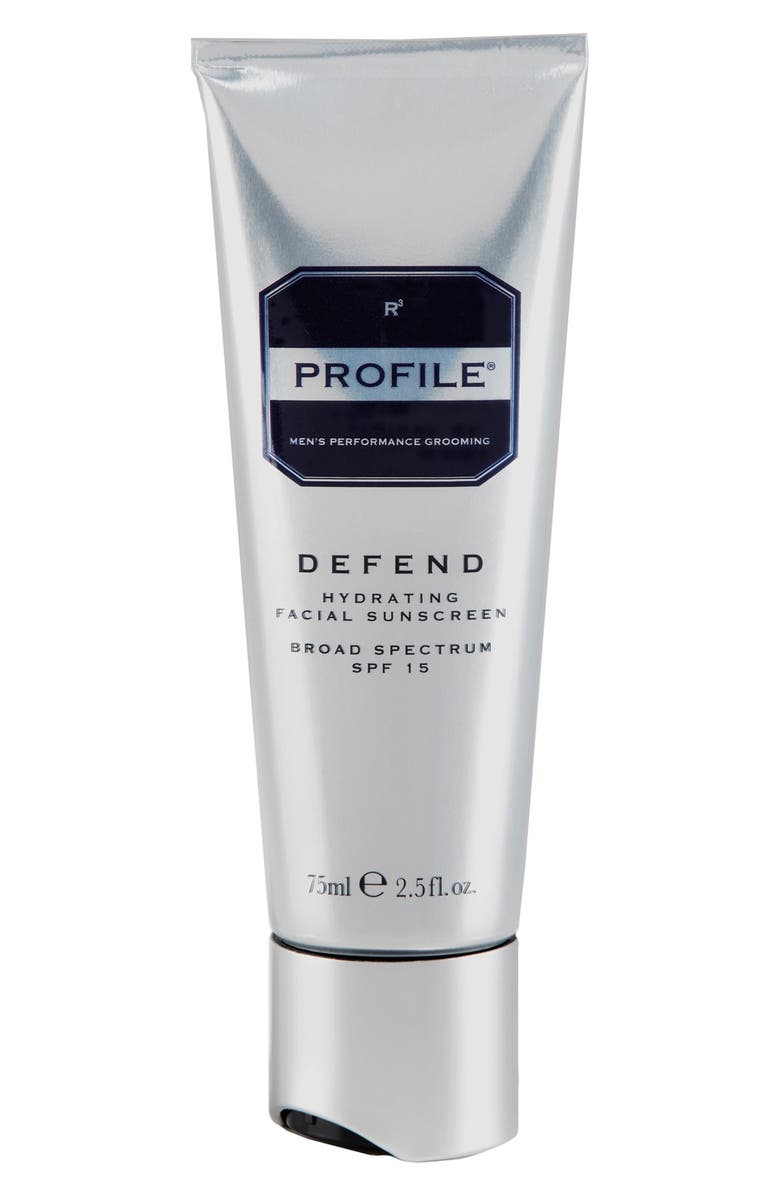 PROFILE<sup>®</sup> 'Defend' Hydrating Facial Sunscreen Broad Spectrum SPF 15, Main, color,