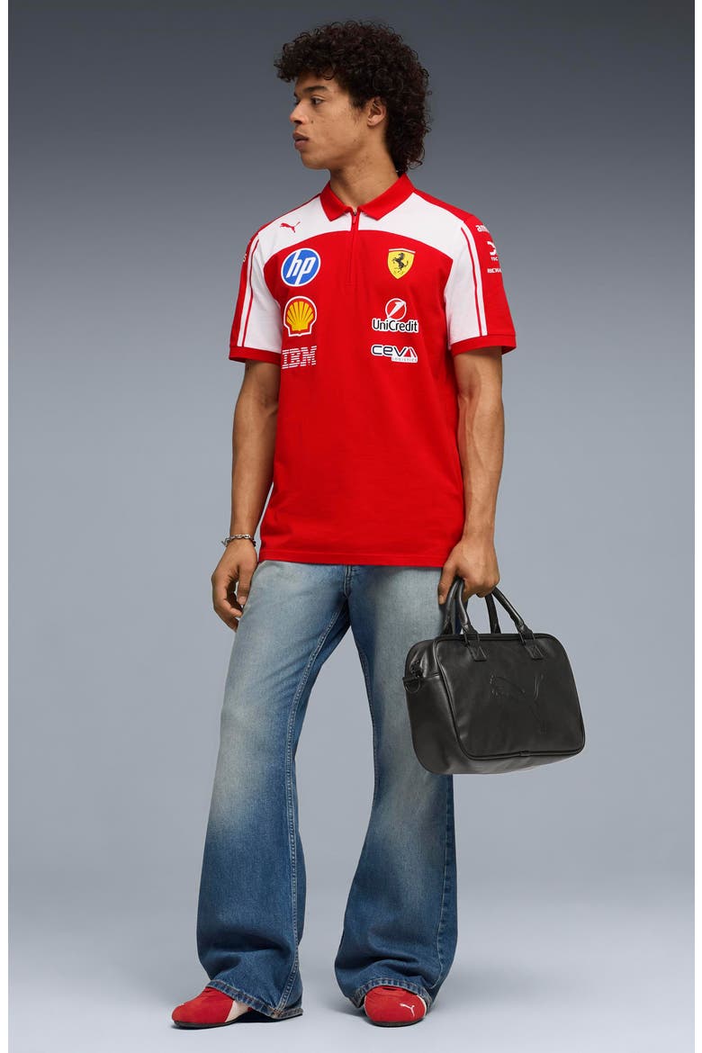 Scuderia Ferrari Replica Polo, Alternate, color, PUMA RED