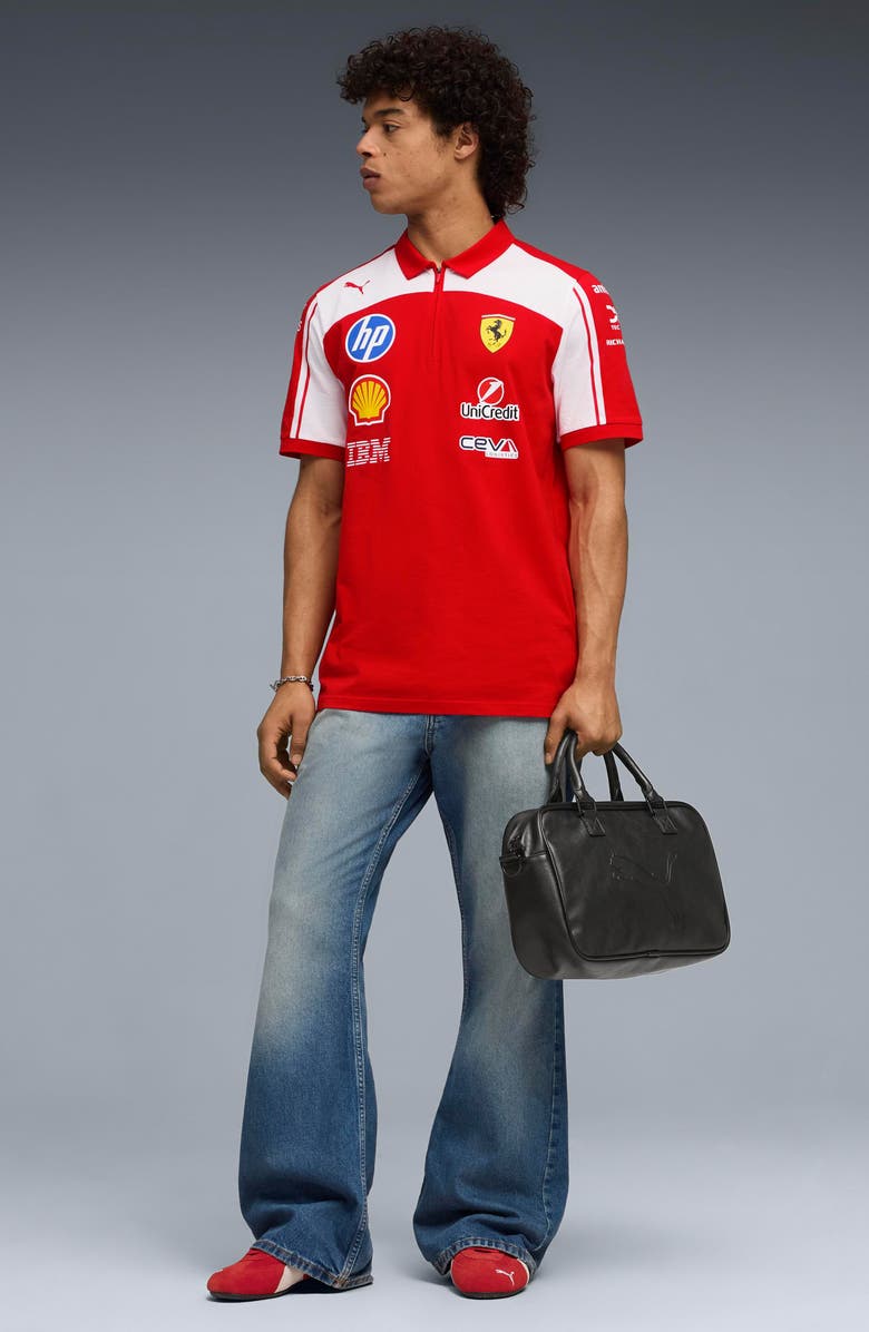 PUMA Scuderia Ferrari Replica Polo, Alternate, color, Puma Red