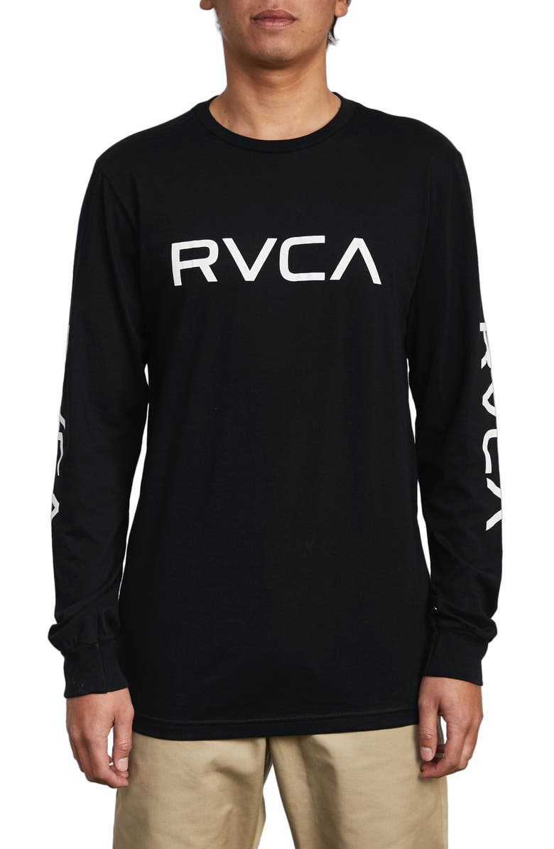 RVCA Big Logo Long Sleeve T-Shirt, Main, color,