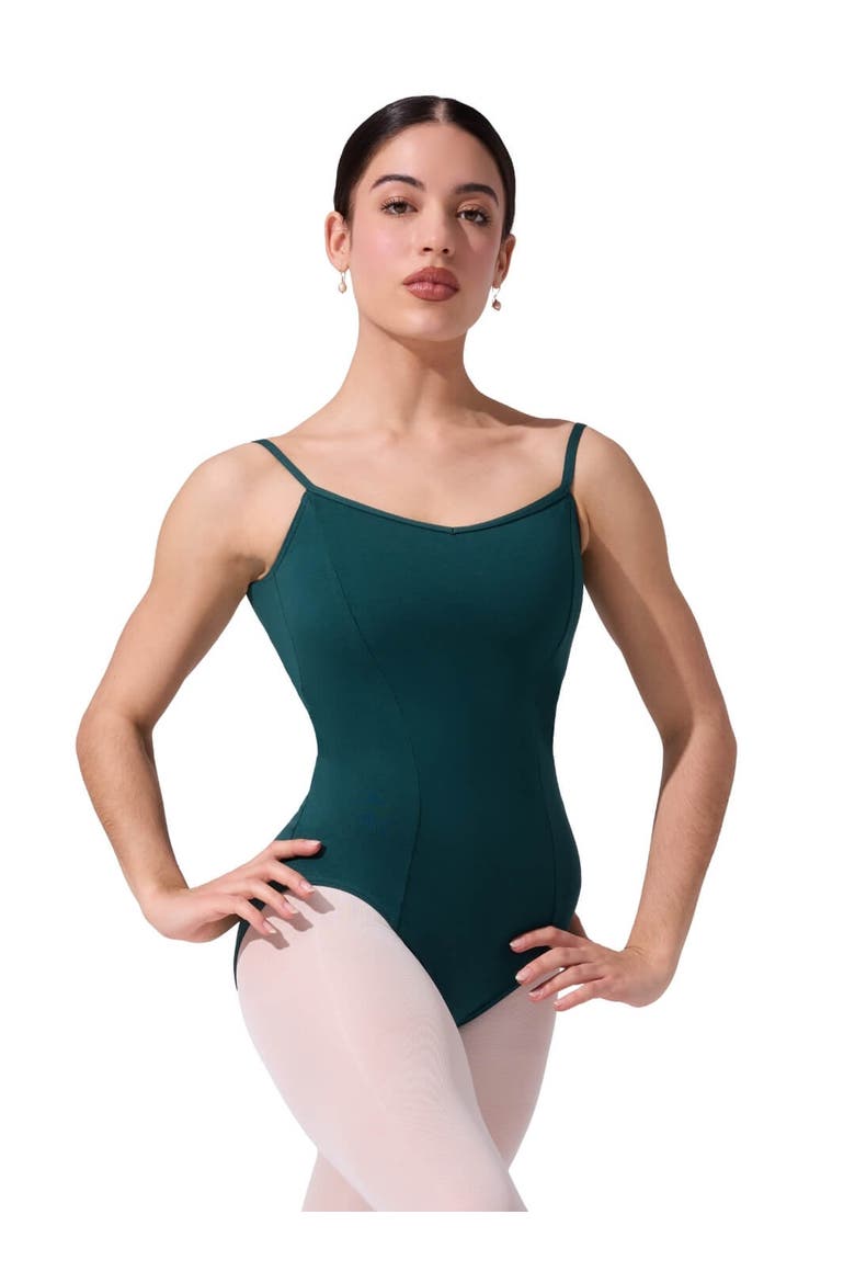 Princess Camisole Leotard, Main, color, hunter