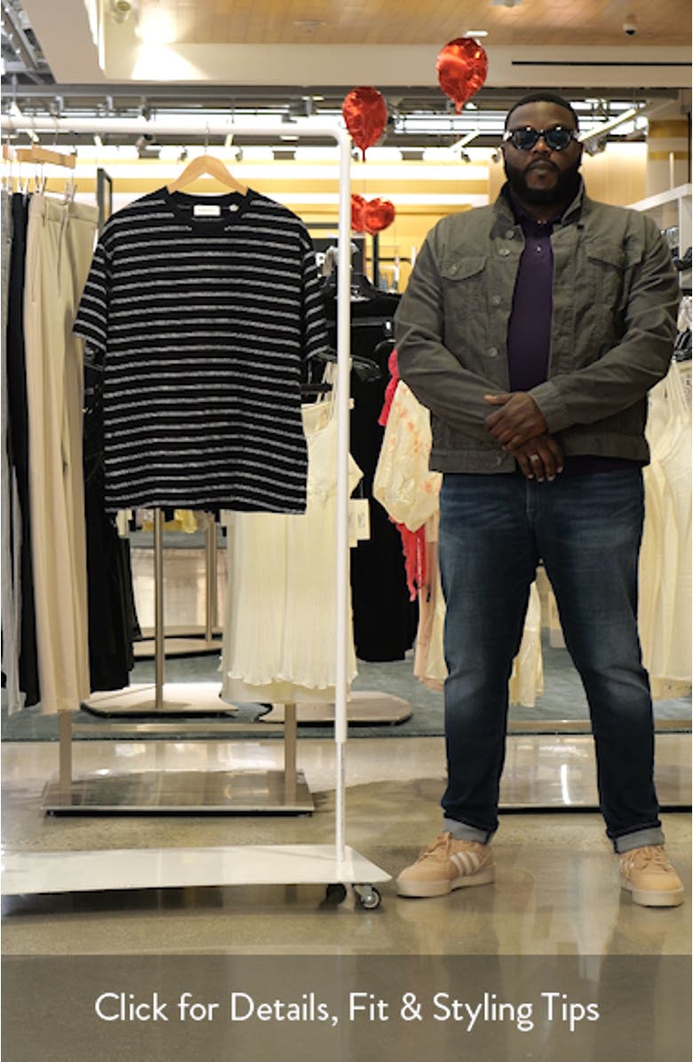 Stripe Organic Cotton T-Shirt, sales video thumbnail