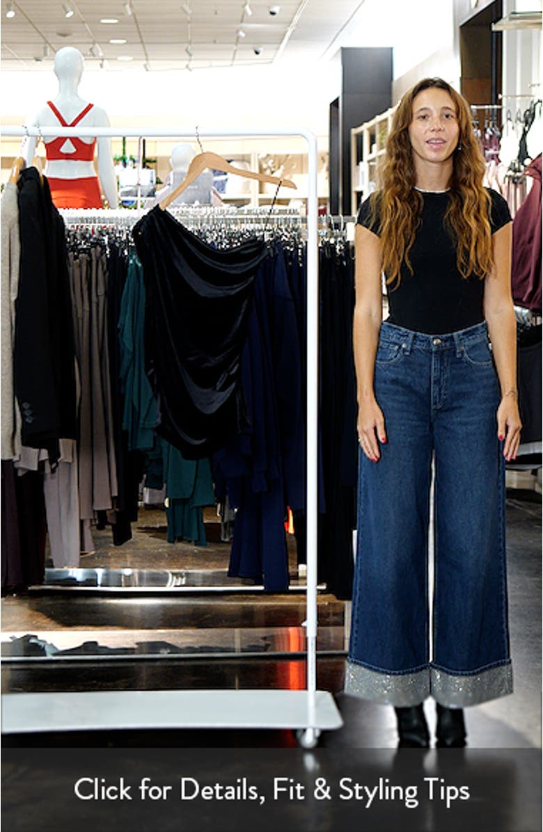 Asymmetric Neck Ruched Velvet Top, sales video thumbnail