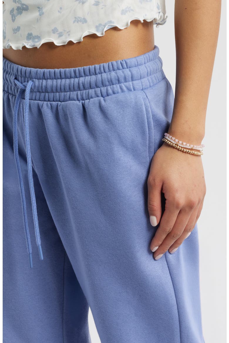 Baggy Flare Leg Sweatpants, Alternate, color, BLUE FROST
