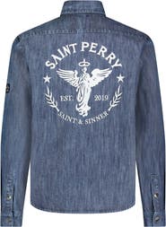 SAINT PERRY Maze Denim Shirt
