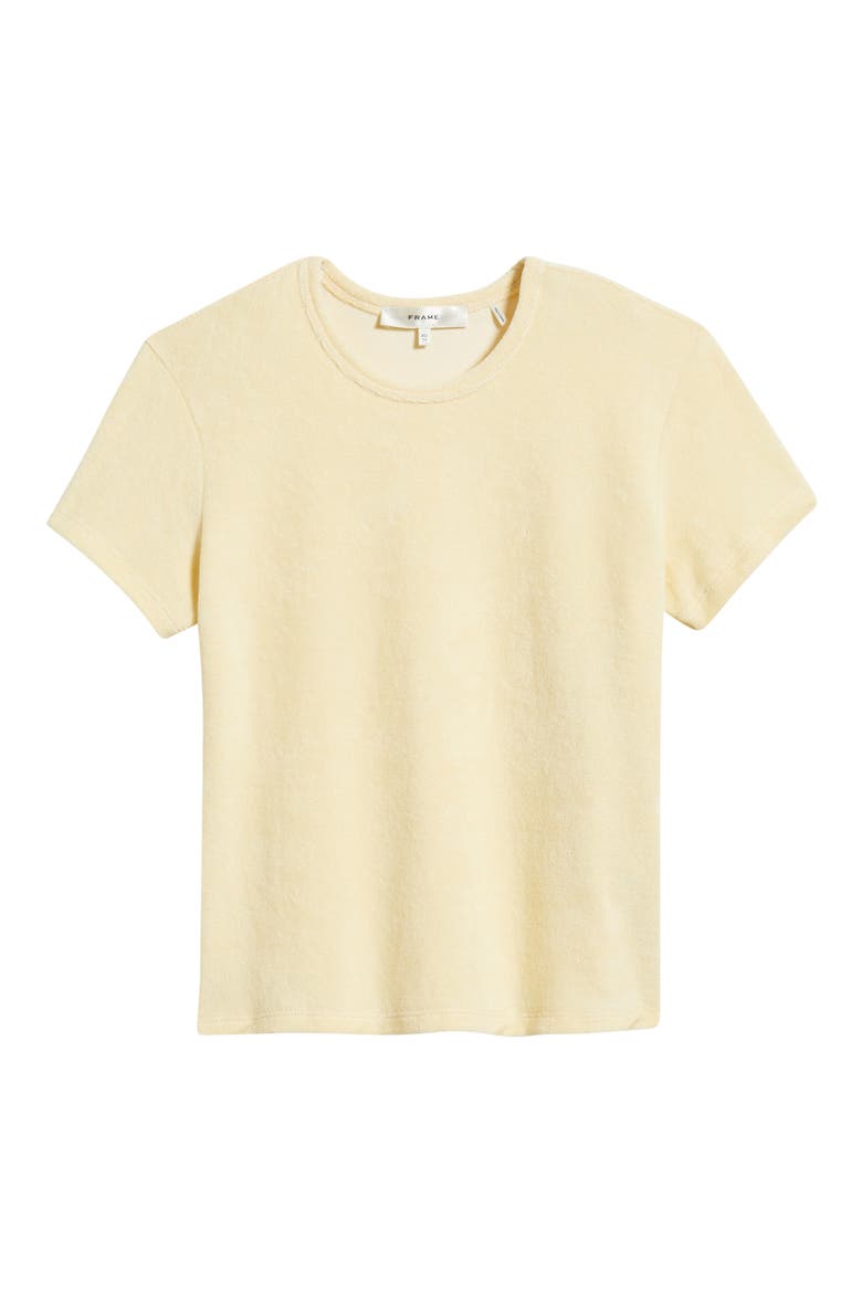 The Terry Baby Tee, Alternate, color, LEMON