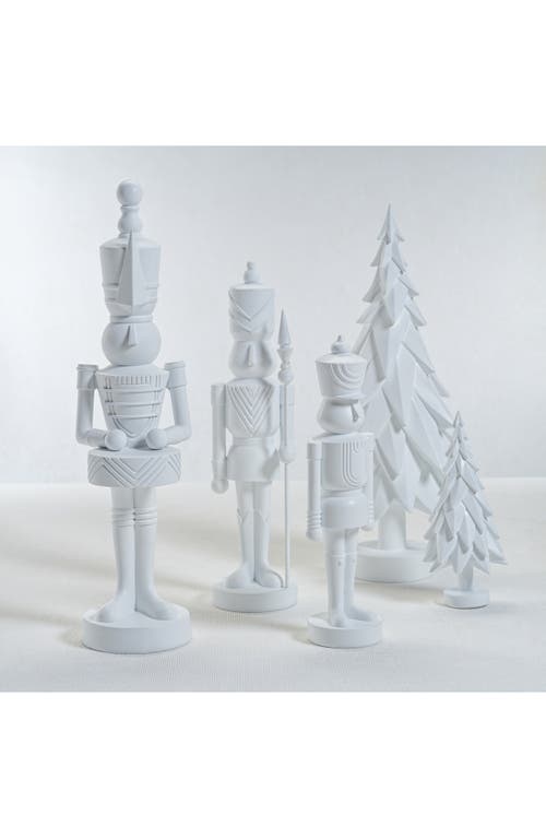 Zodax Patrice Set Of 3 Soldier Figurines In White